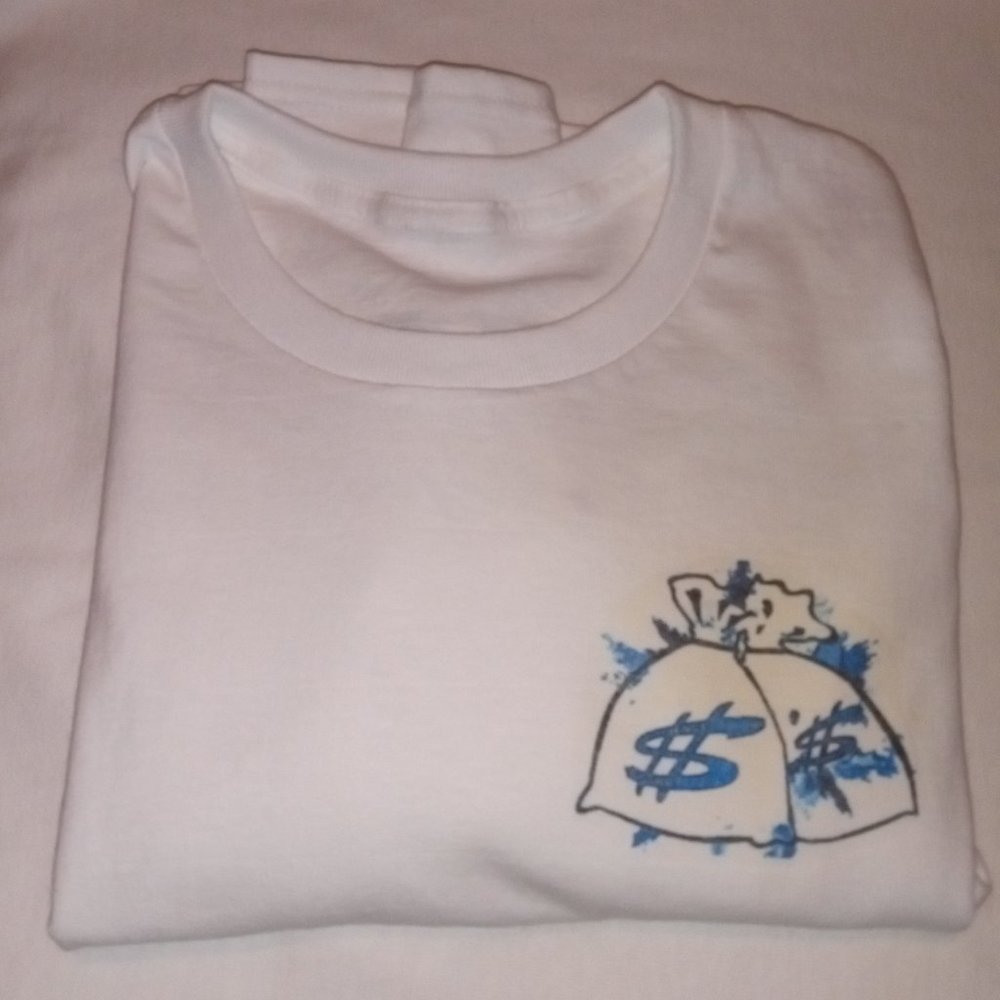 T SHIRTS: COMPANY SYMBOL (2 MONEY BAGS)